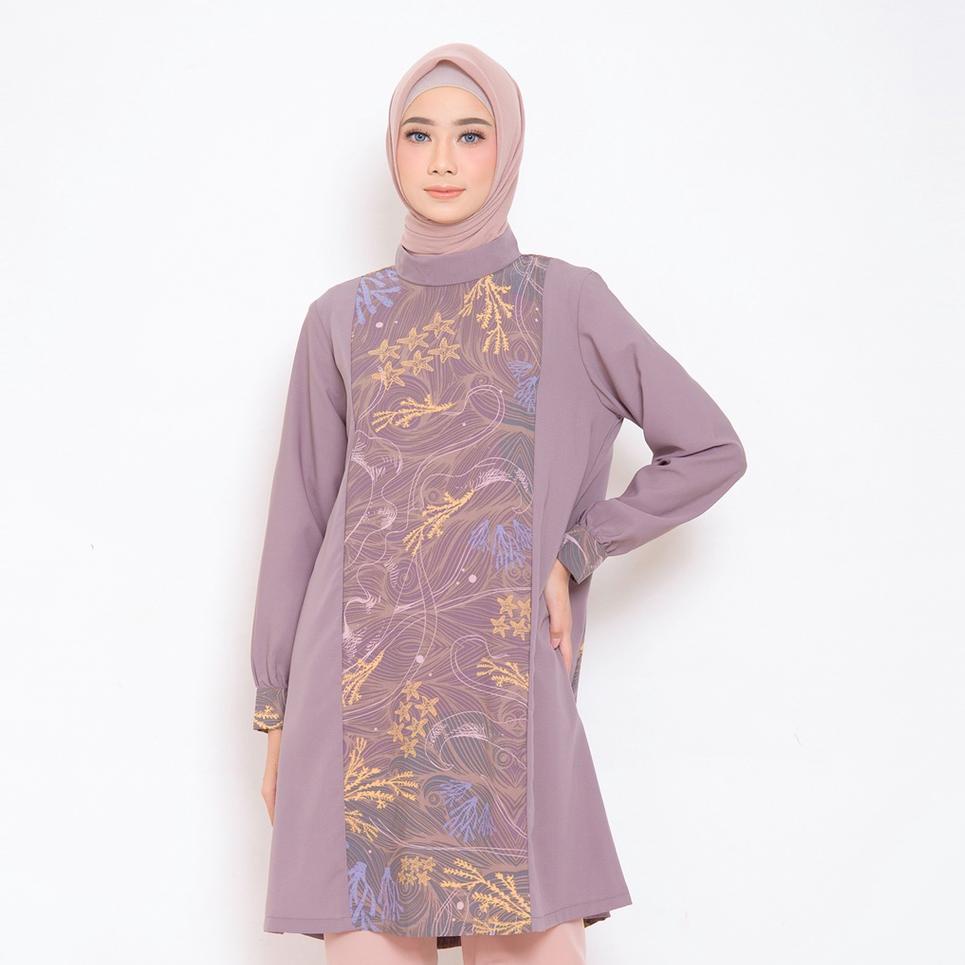TERMURAH ZM Zaskia Mecca - Minda Brown Tunik - Jelita Indonesia - Edisi Derawan
