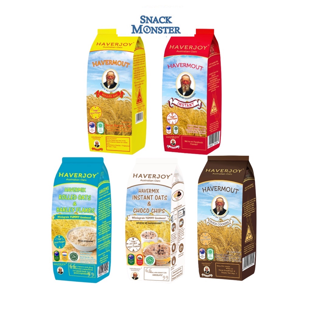 

Haverjoy / Havermout Australian Oats / Oatmeal - Netto 500 gr