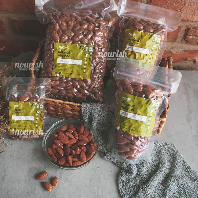 

✪ Almond Panggang Original (Roasted Almond Plain) 1kg ♢