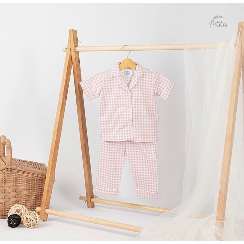 PETITCO GINGHAM COLLECTION - PIYAMA ANAK