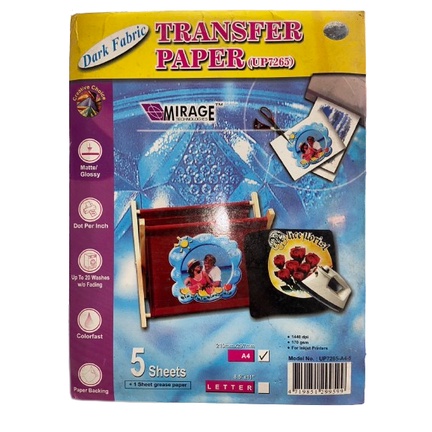 

Transfer Paper Mirage A4 @5sheet