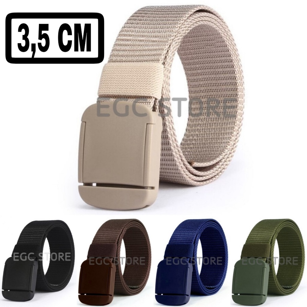 IKAT PINGGANG NYLON CANVAS / TACTICAL ARMY / ANTI METAL DETECTOR - MD06-BANDARA-ANGKAT-3.5