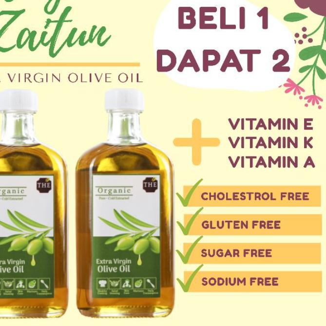 

✾ Minyak Zaitun Murni Asli Extra Virgin Olive Oil 250 ml BELI 1 DAPAT 2 ☺