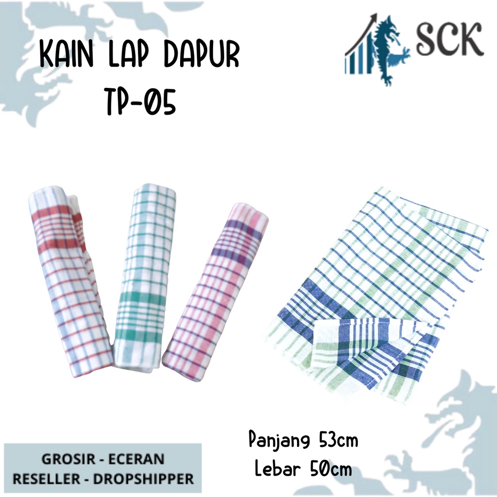 [ISI 3] SERBET TP-05 / KAIN LAP DAPUR / SERBET / LAP CAP TP05