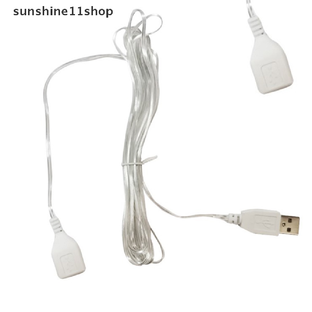 Sho Kabel Extension Kawat Extender 3meter Untuk LED String Light Dekorasi Pesta Pernikahan N