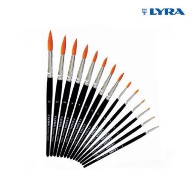 

KUAS LUKIS LYRA GIOTTO ART TAKLON BRUSH ROUND/ LYRA NYLON BULAT - Round 00