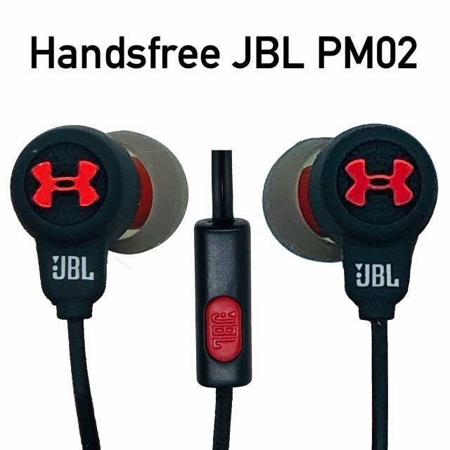 HANDSFREE EARPHONE PM-02 / STEREO HEADSET PM-02 WITH MIC + PACK  High Quality