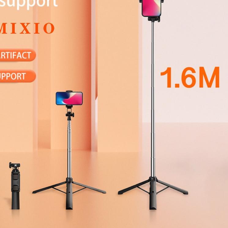 ◘ MIXIO ACM Tongsis Bluetooth Selfie Stick Tripod ➽