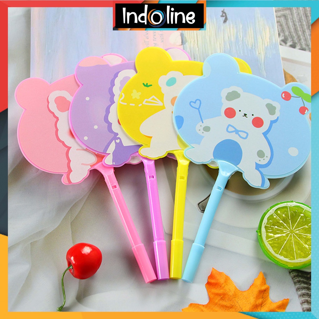 

Pulpen Kipas Karakter Bear Pena Kipas Motif Beruang Souvenir Lucu Import COD 909