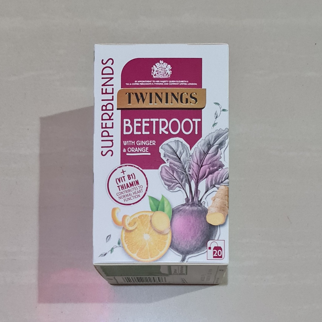 Twinings Tea Superblends Beetroot With Ginger &amp; Orange 20 x 2 Gram