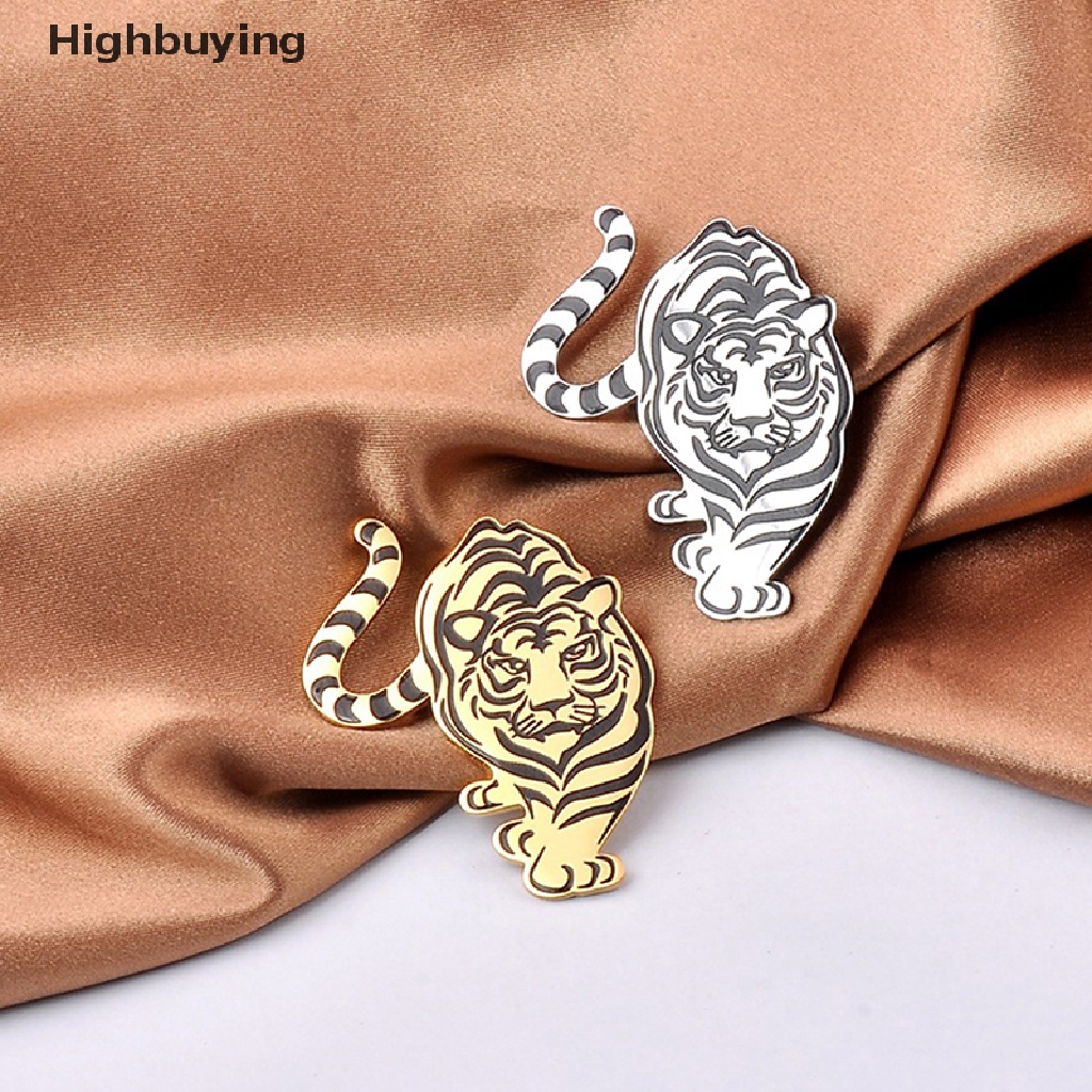 Hbid Fashion Harimau Bros Vintage Dekorasi Pernikahan Logam Bros Syal Sweater Jas Pin Up Gesper Femininos Bros Pasangan Kerah Perhiasan Pin Glory