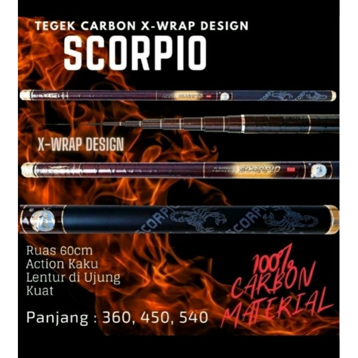 tegek kaku orca scorpio 540