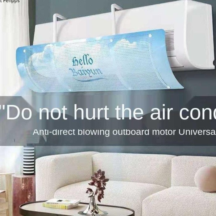 Terlaris Promo Terbaru Penutup Cover Pengarah Pengatur Arah Hembusan Angin Ac