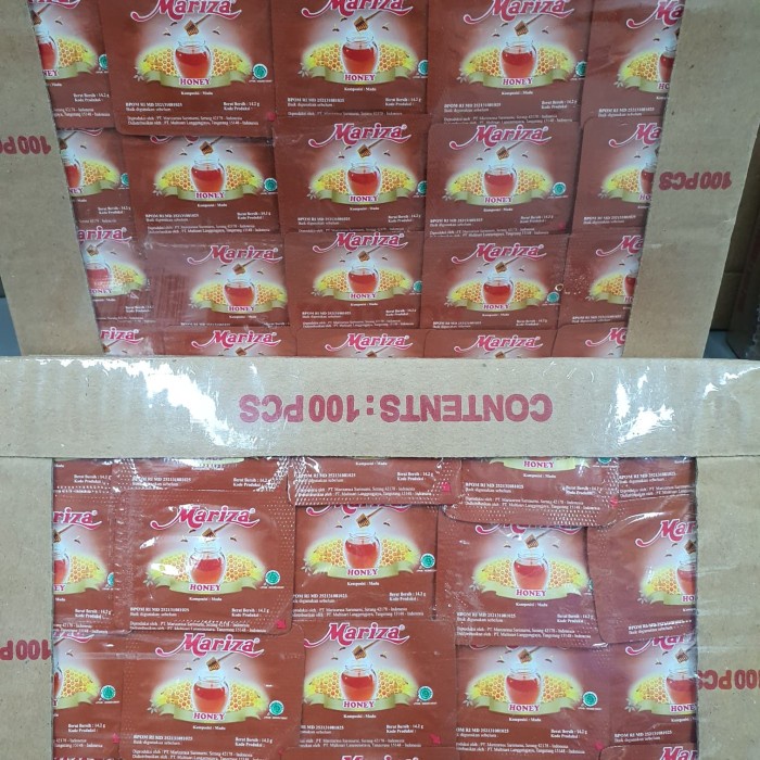 

Mariza honey portion selai roti isi 100pcs x 14,2grm