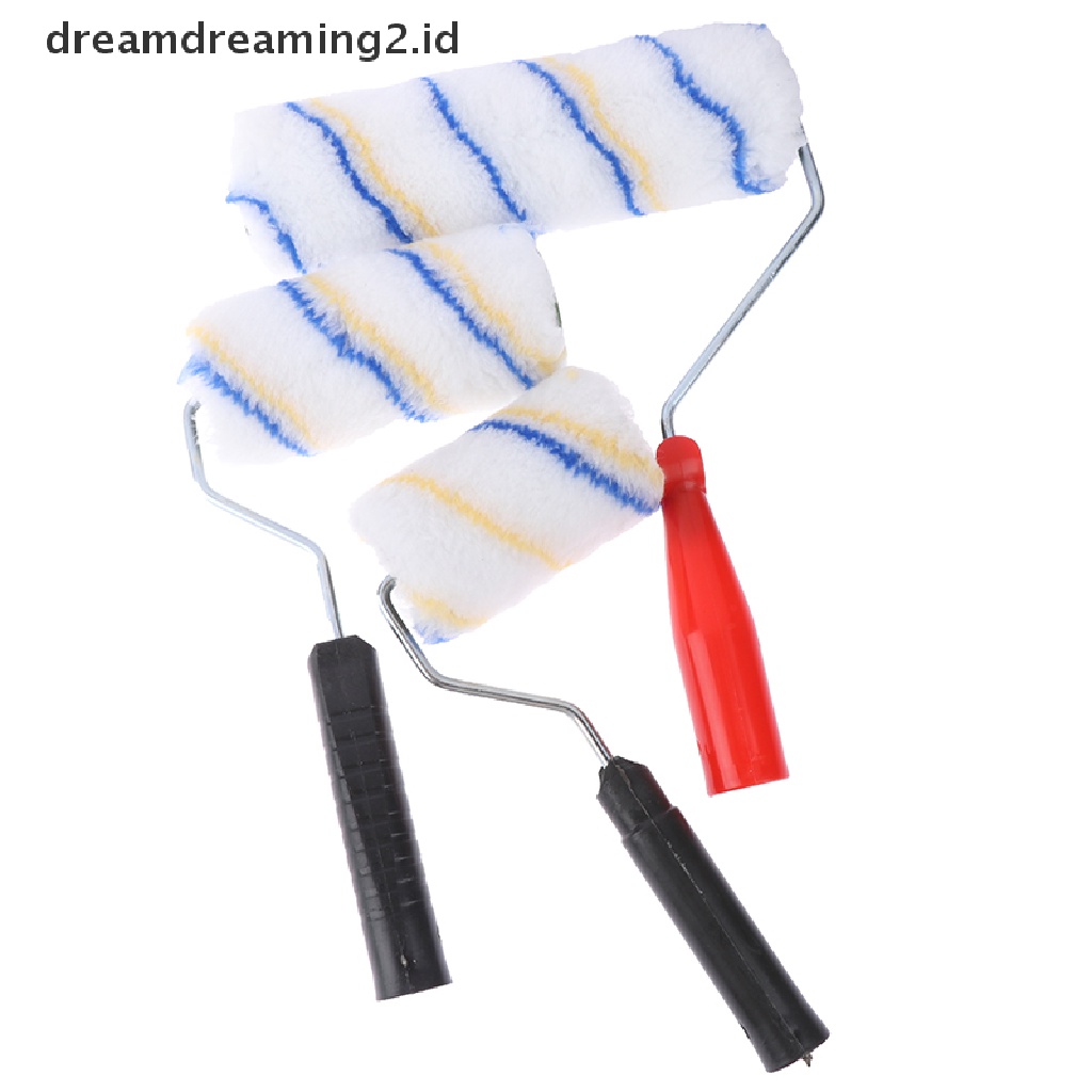 (dream) Kuas Rol 4 &quot;6&quot; 9 &quot;Cat Rol Gagang Panjang Pendek Brush Dinding Kamar Pager.