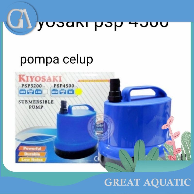 kiyosaki psp 4500 water pump pompa celup air kolam ikan power head kolam ikan