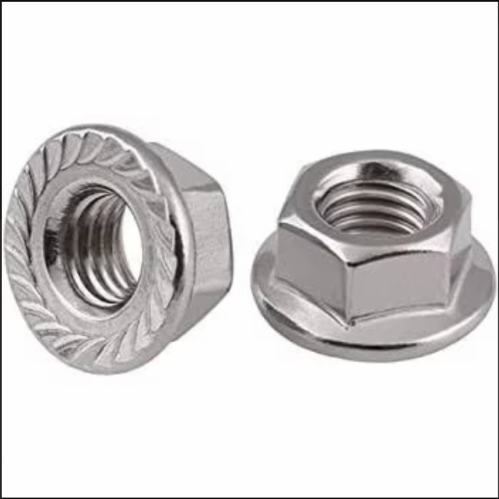 MUR FLANGE M12 flange nut STAINLESS STEEL (harga per biji)