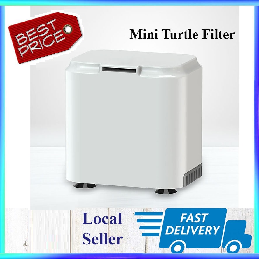 Sun Matahari Mini Turtle Low Water Filter Air Dangkal Pacman Kura Kura Ikan EN-02 Jaialu