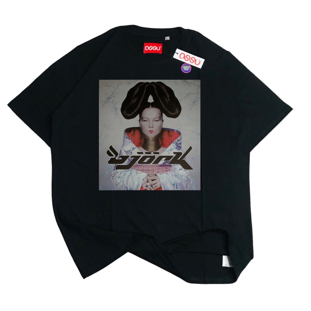 OSSU TSHIRT VINTAGE MUSIC LEGEND BJORK COVER ALBUM