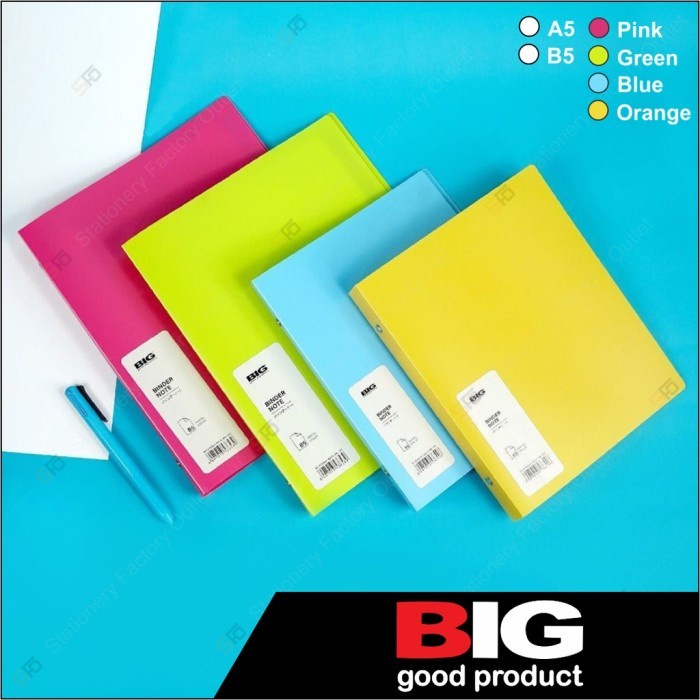 

Binder File / Map Binder / Ring File / Buku Binder A5 BIG BN-101 Kecil