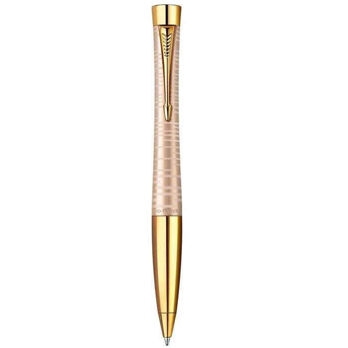 

~@~@~@~@] Parker Urban Premium Vacumatic Golden Pearl GT Ballpoint Special GIft