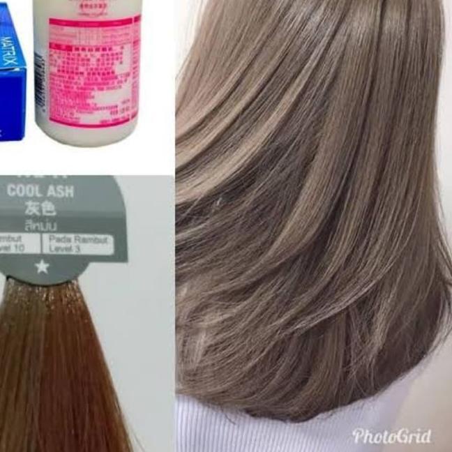 ➹ Cat rambut Matrix Wonder Light WL - A ashcool 90ml + Oxydant 135ml 6% or 9% (1paket) ☼