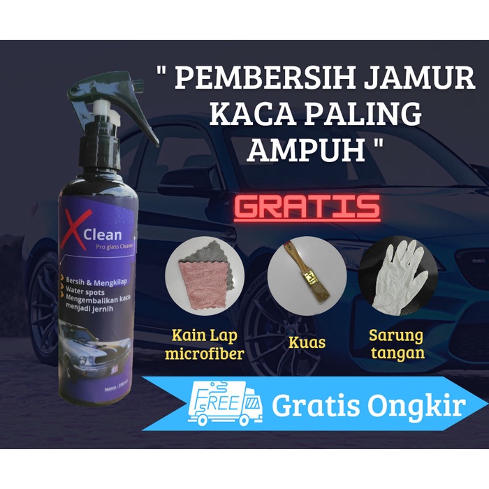 Pembersih jamur obat jamur penghilang jamur kaca mobil dan body mobil
