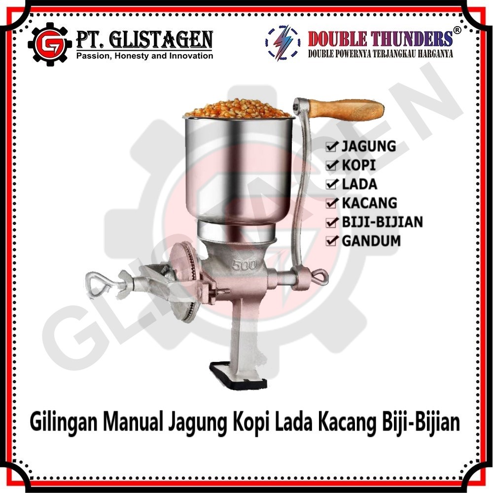 DT-T500 Mesin Giling Jagung Kopi Lada Kacang Rempah Biji High Quality