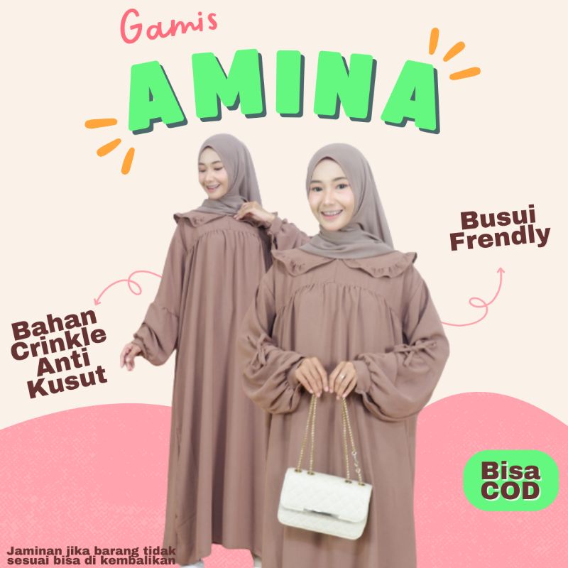Gamis Terbaru 2023 Lebaran Wanita Gamis Kekinian Remaja Baju Lebaran 2023 Wanita Gamis Crincle Airfl