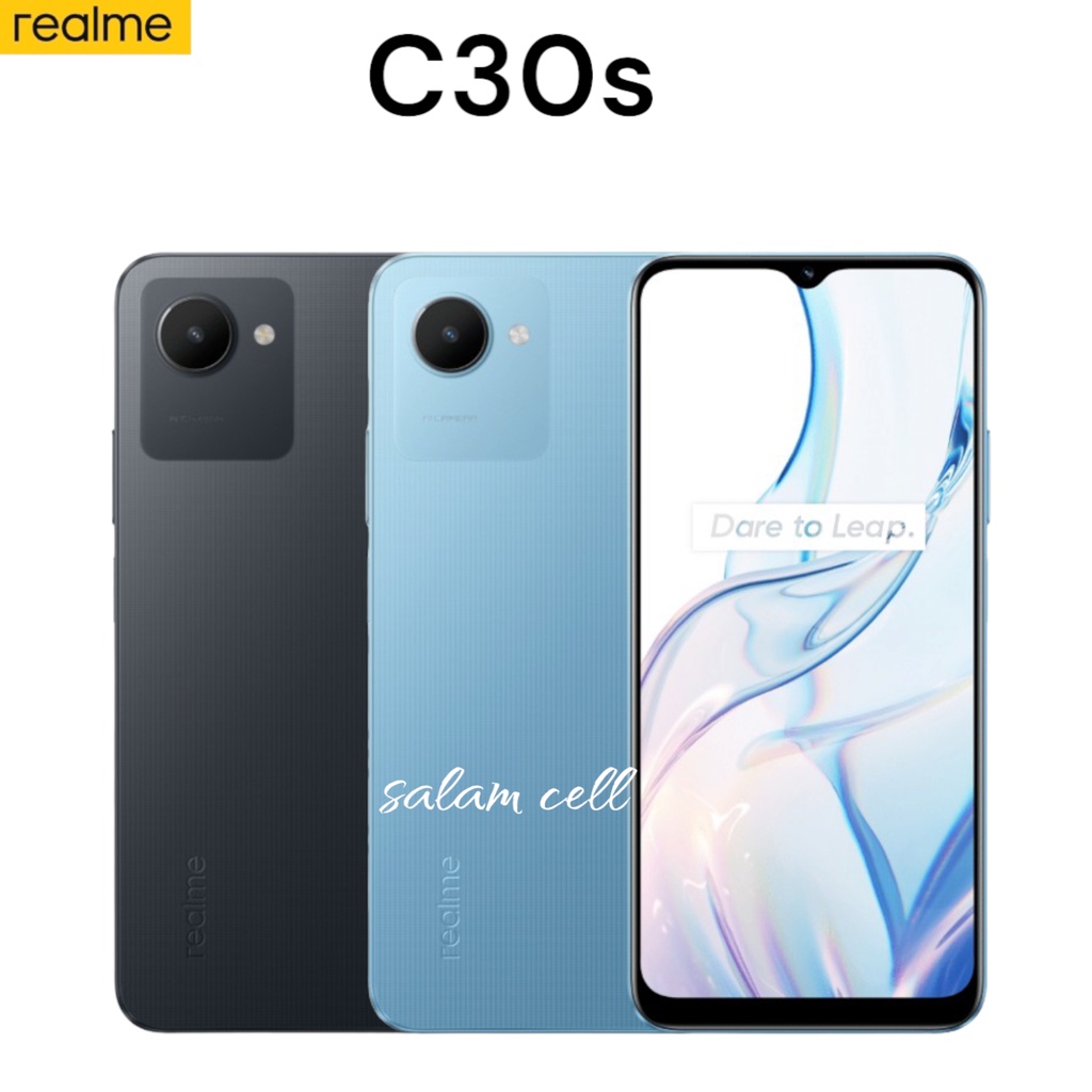 Realme C30s Ram 4+4/64GB Baterai 5.000mAh Fast Side Fingerprint Garansi Resmi