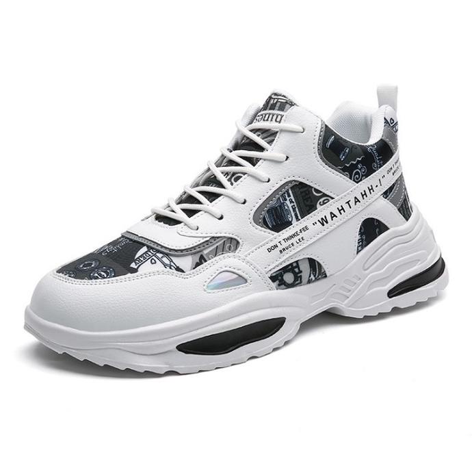 ♪ TBIG [COD] Sepatu Pria High Top Bruce WTH Sepatu Import Pria Sekolah Kuliah Kerja Santai ✦