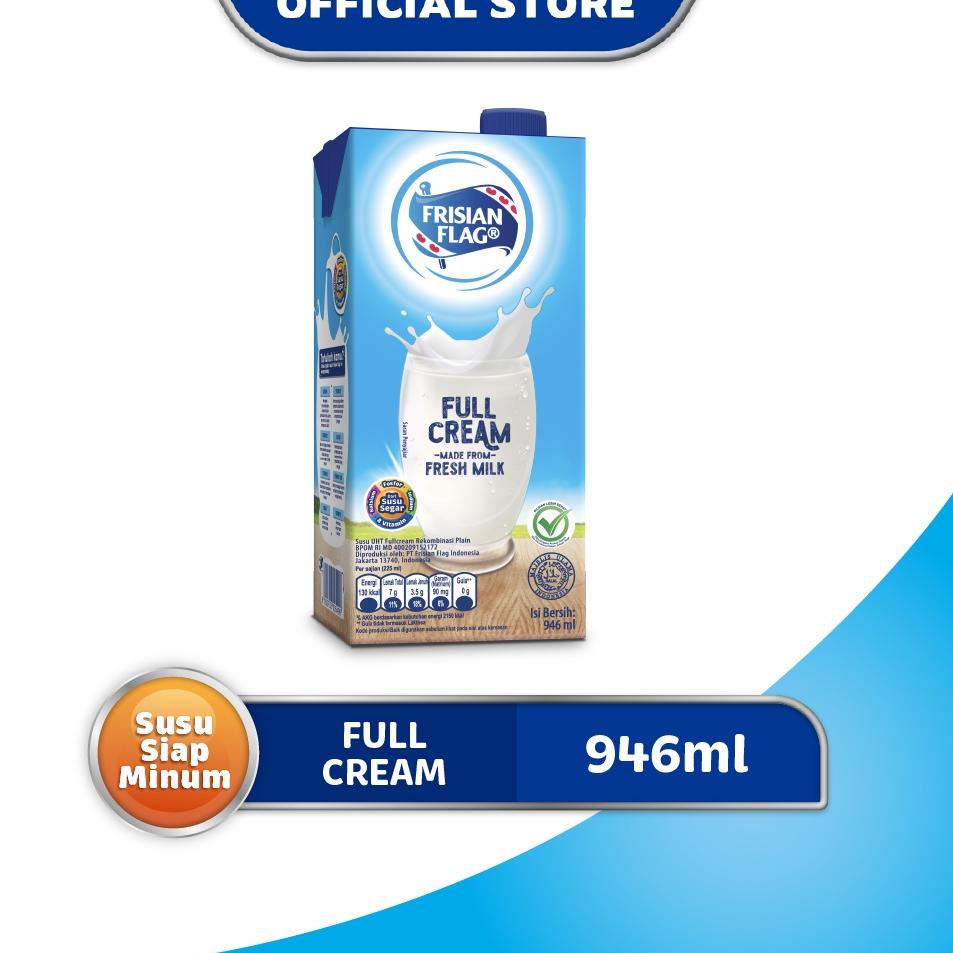 

U26 Frisian Flag Family UHT Full Cream 946 ml SERBA MURAH ザ