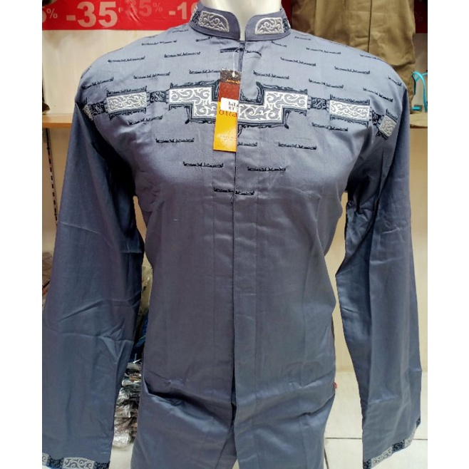 Baju Koko Busana Muslim Pria Biladi Tangan Panjang Edisi RT 187