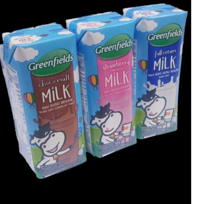 

❊ SUSU GREENFIELD UHT 125ML | ISI 40PCS ℮