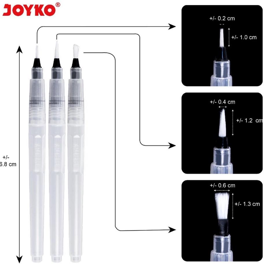 

M26 Joyko Water Brush Set 3 / Kuas cat air / Kuas Lukis Joyko HOT SALE ⇌