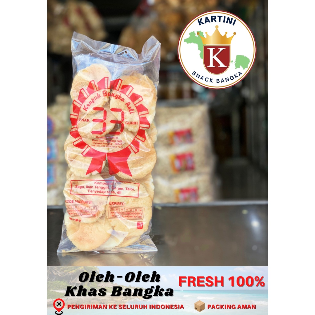 

Kemplang Panggang Cap 33 Khas Bangka