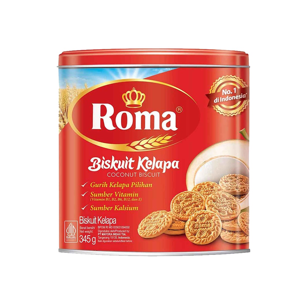 ROMA/ BISKUIT KELAPA/COCONUT BISKUIT/ROMA KELAPA 345g