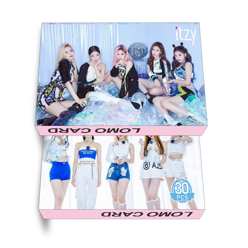 30pcs/box TWICE WANNAONE ITZY Album Foto Photocards Halloween Kartu Lomo Ceria DALLA Cantik Kpop Postcards