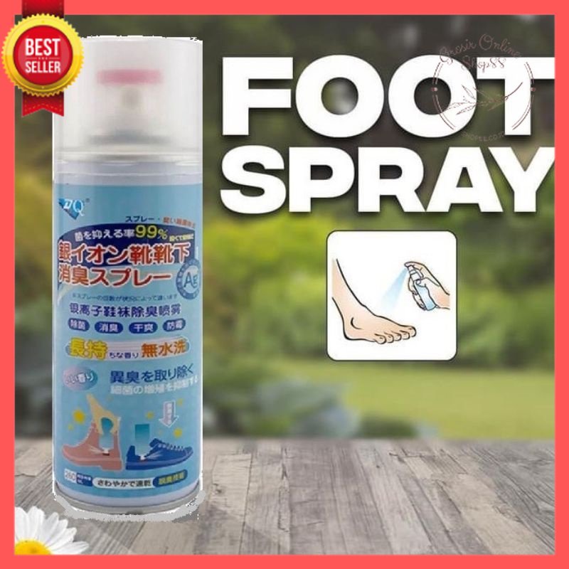 GOS -D404- Spray Penghilang Bau Sepatu - Deodoran Anti Bau Kaki Semprotan Pewangi