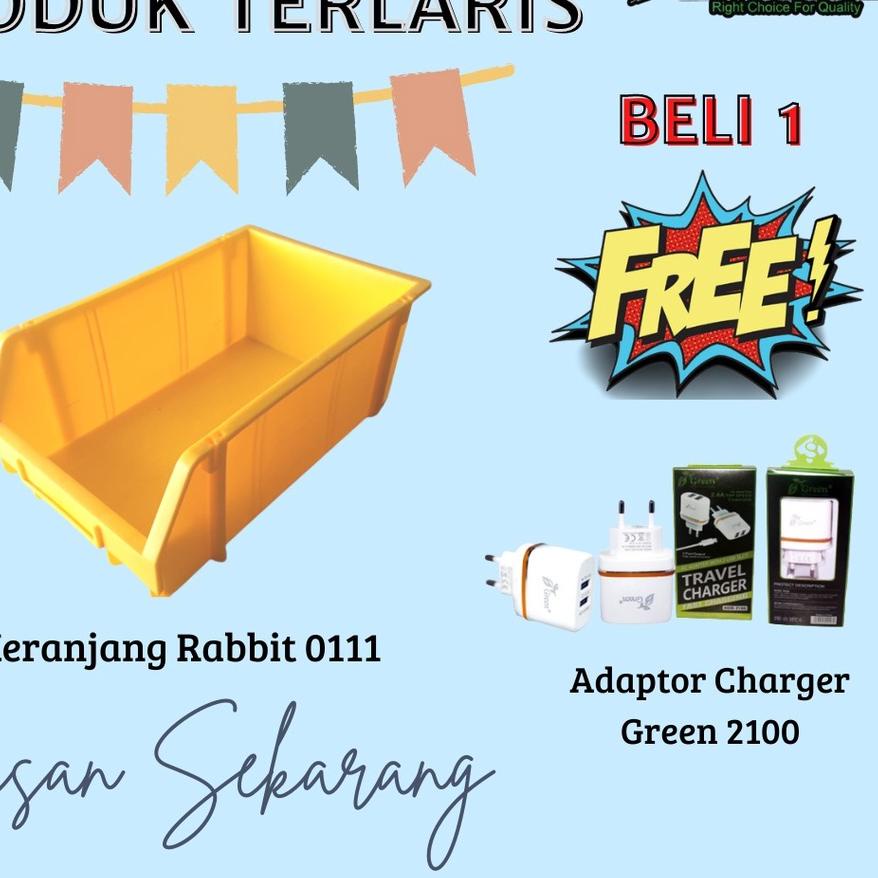 ✹ Kotak Aksesoris / Jolly Box / Spare Part Case 0111 Jolly Box Rabbit uk. besar ☁