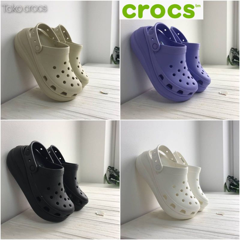 Crocs Crush Clog / Crocs Classic Crush clog / Sandal Wanita Crocs Crus