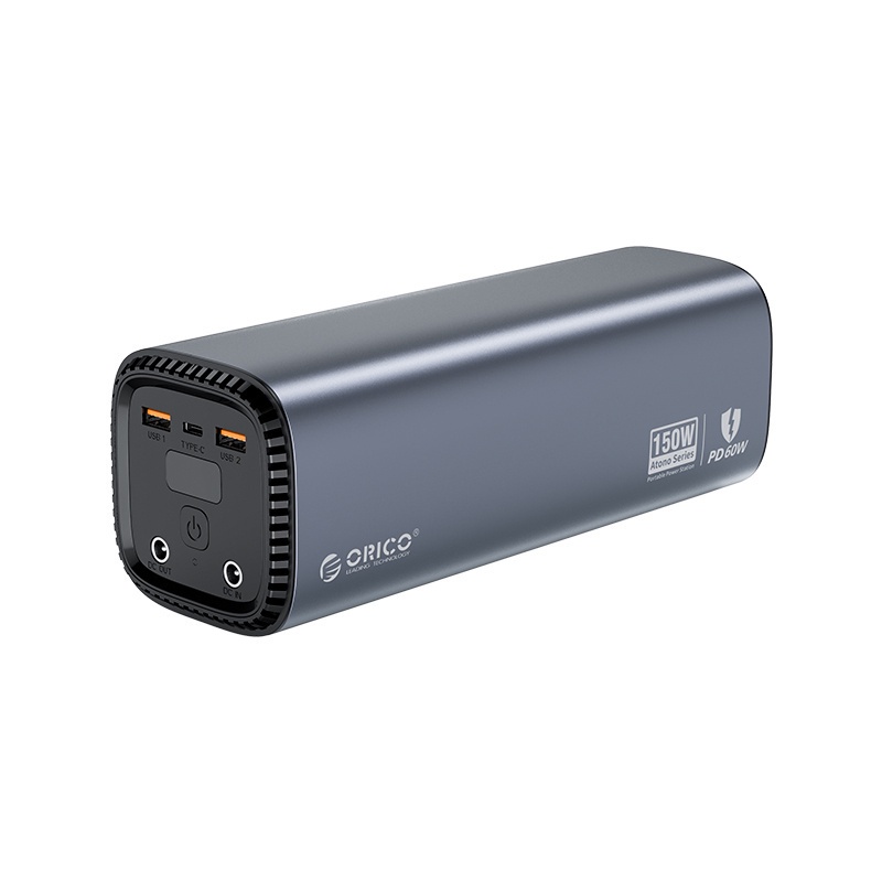 ORICO AT150 Outdoor Portable Power Station 150W - Kapasitas 39000mAh, Berbahan Aluminium Alloy