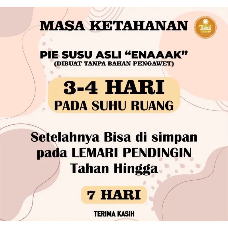 Pie Susu Asli Enak Enaak Enaaak khas Bali
