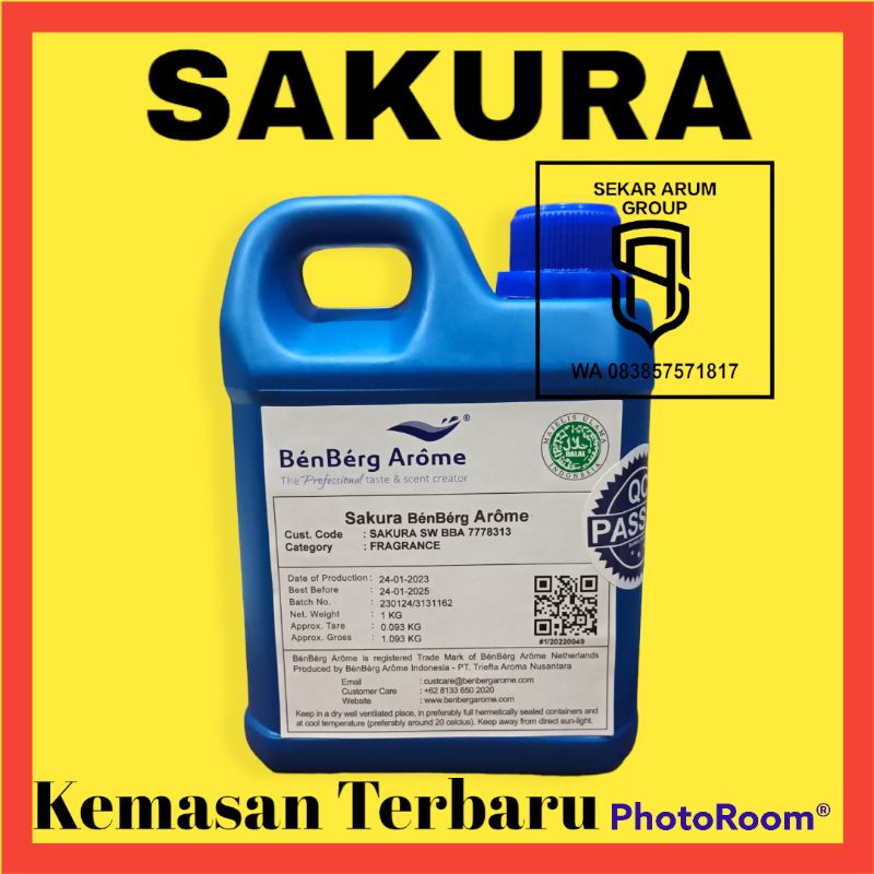 BIBIT PARFUM LAUNDRY SAKURA BENBERG AROME