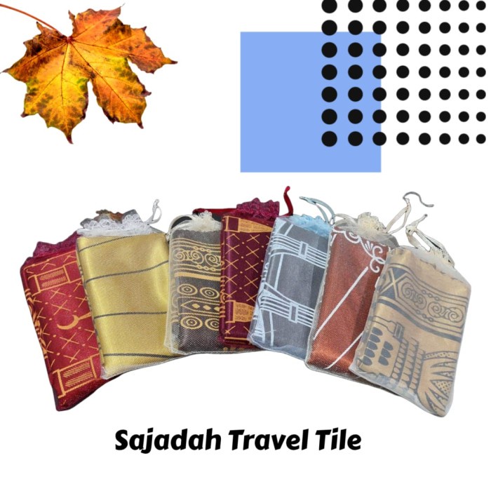 Sajadah Sajadah Souvenir / Travel Dengan Packing Tas Tille