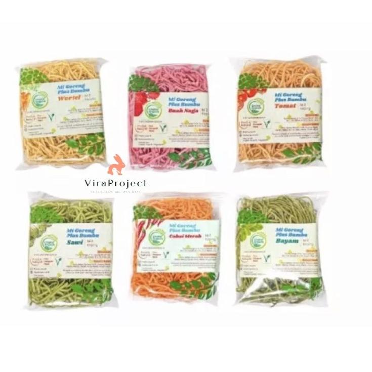 

(♥C6369] MIE LINGKAR ORGANIK MIE GORENG SAYUR DENGAN BUMBU 100gr