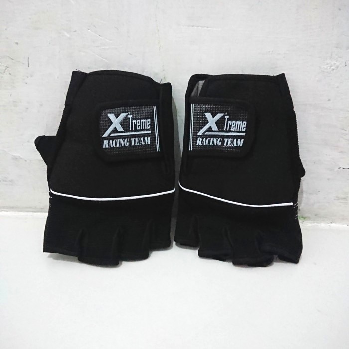 Sarung Tangan Motor Racing Half Xtreme Anti Slip