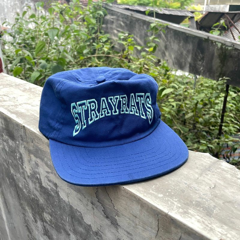 Stray Rats College Arch Logo Hat Blue