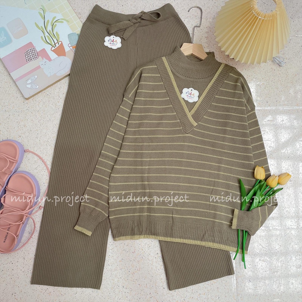 KALLA KNIT | ONE SET RAJUT TURLENECK