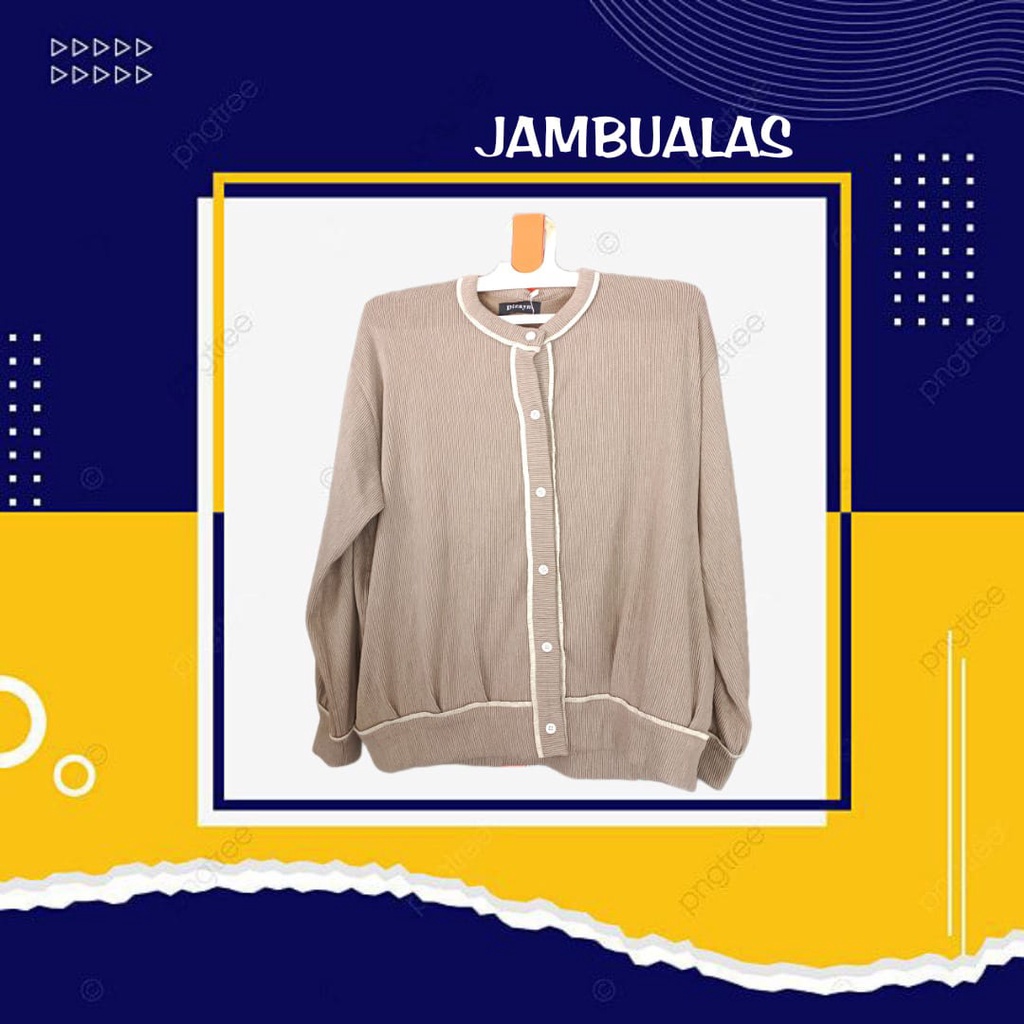 Knit Cardigan Dizayn - Cardigan Wanita Knit Cardigan Outer Tebal